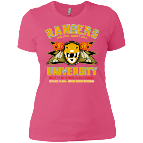 T-Shirts Hot Pink / X-Small Rangers U Yellow Ranger Women's Premium T-Shirt