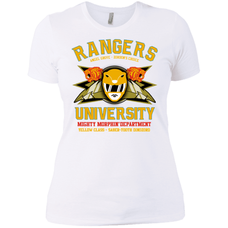 T-Shirts White / X-Small Rangers U Yellow Ranger Women's Premium T-Shirt