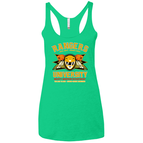 T-Shirts Envy / X-Small Rangers U Yellow Ranger Women's Triblend Racerback Tank