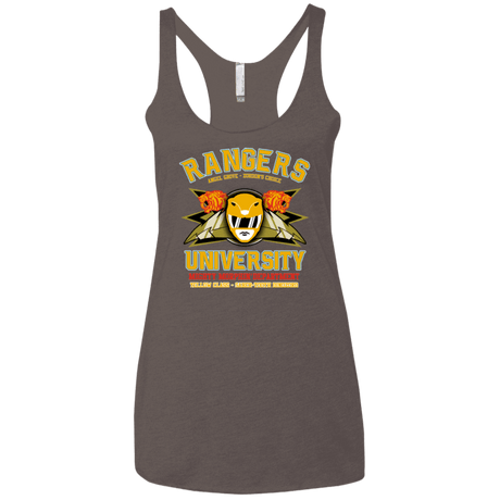 T-Shirts Macchiato / X-Small Rangers U Yellow Ranger Women's Triblend Racerback Tank