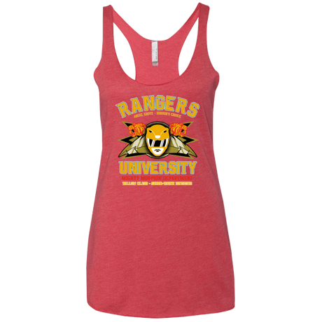 T-Shirts Vintage Red / X-Small Rangers U Yellow Ranger Women's Triblend Racerback Tank