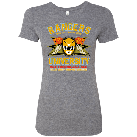 T-Shirts Premium Heather / Small Rangers U Yellow Ranger Women's Triblend T-Shirt