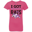 T-Shirts Hot Pink / YXS Rats on rats on rats Girls Premium T-Shirt