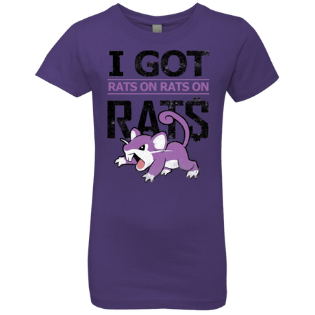 T-Shirts Purple Rush / YXS Rats on rats on rats Girls Premium T-Shirt