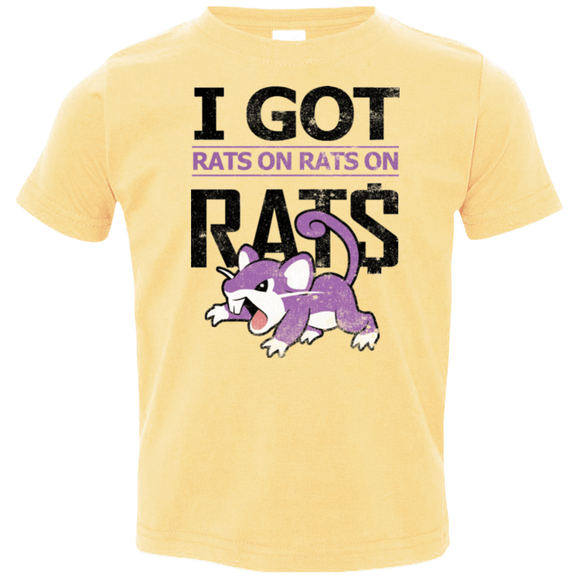 T-Shirts Butter / 2T Rats on rats on rats Toddler Premium T-Shirt
