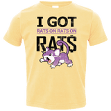 T-Shirts Butter / 2T Rats on rats on rats Toddler Premium T-Shirt