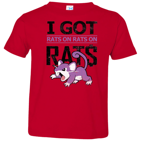 T-Shirts Red / 2T Rats on rats on rats Toddler Premium T-Shirt