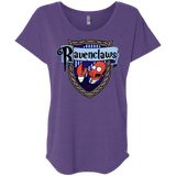 T-Shirts Purple Rush / X-Small Ravenclaws Triblend Dolman Sleeve