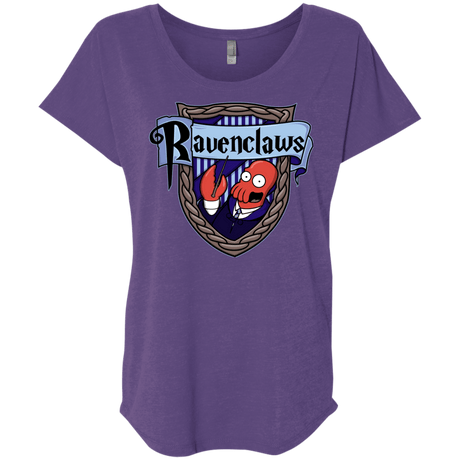 T-Shirts Purple Rush / X-Small Ravenclaws Triblend Dolman Sleeve