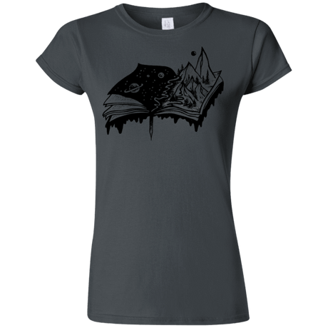 T-Shirts Charcoal / S Reading is Life Junior Slimmer-Fit T-Shirt