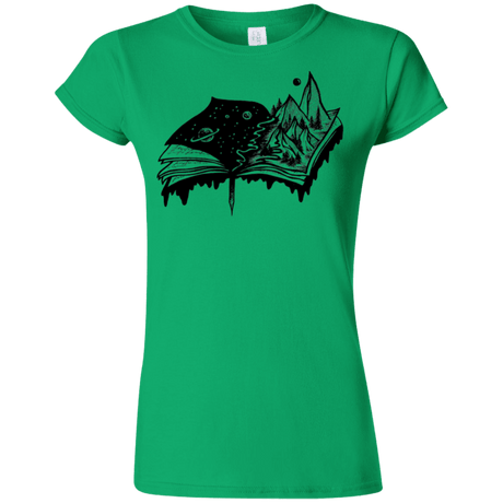 T-Shirts Irish Green / S Reading is Life Junior Slimmer-Fit T-Shirt