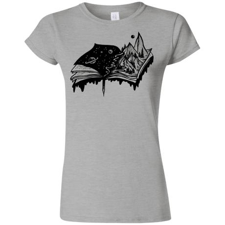 T-Shirts Sport Grey / S Reading is Life Junior Slimmer-Fit T-Shirt