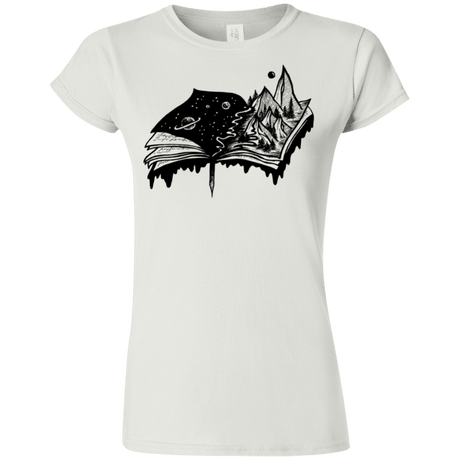 T-Shirts White / S Reading is Life Junior Slimmer-Fit T-Shirt