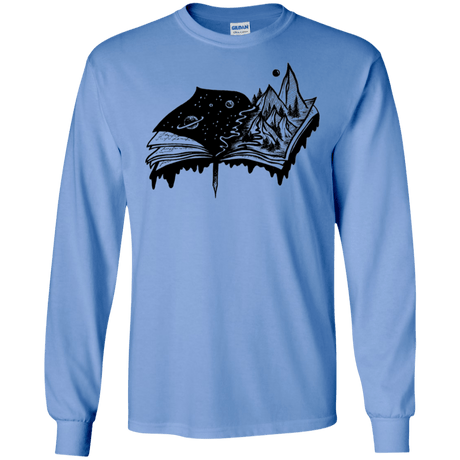 T-Shirts Carolina Blue / S Reading is Life Men's Long Sleeve T-Shirt