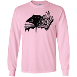 T-Shirts Light Pink / S Reading is Life Men's Long Sleeve T-Shirt