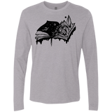 T-Shirts Heather Grey / S Reading is Life Men's Premium Long Sleeve