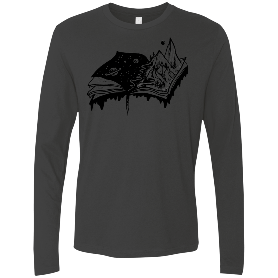 T-Shirts Heavy Metal / S Reading is Life Men's Premium Long Sleeve