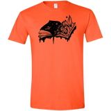 T-Shirts Orange / S Reading is Life Men's Semi-Fitted Softstyle