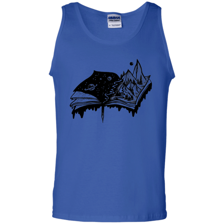 T-Shirts Royal / S Reading is Life Men's Tank Top