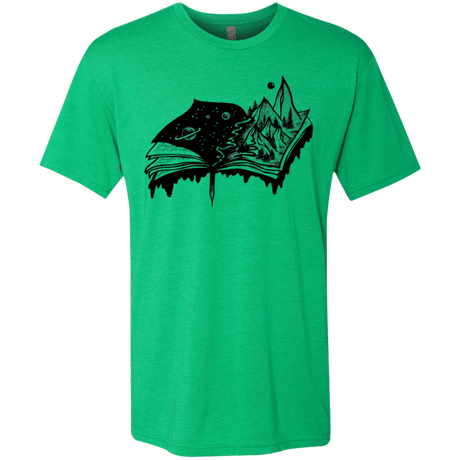 T-Shirts Envy / S Reading is Life Men's Triblend T-Shirt