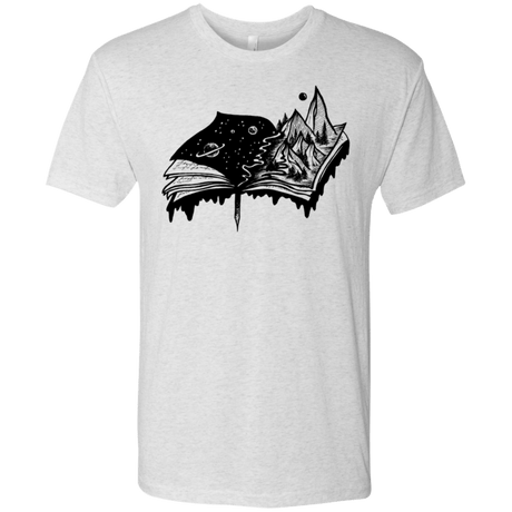 T-Shirts Heather White / S Reading is Life Men's Triblend T-Shirt