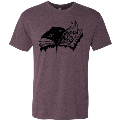 T-Shirts Vintage Purple / S Reading is Life Men's Triblend T-Shirt