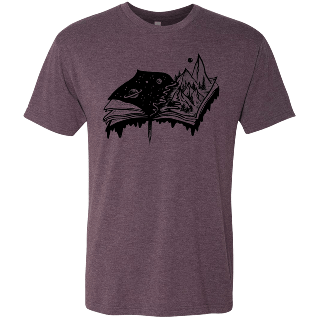 T-Shirts Vintage Purple / S Reading is Life Men's Triblend T-Shirt