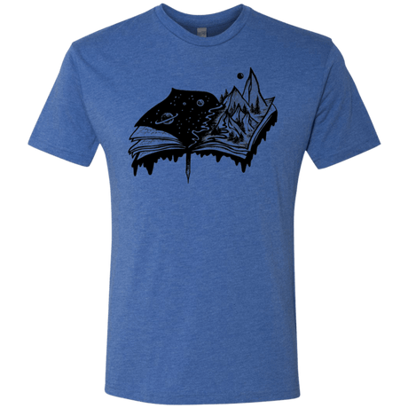 T-Shirts Vintage Royal / S Reading is Life Men's Triblend T-Shirt