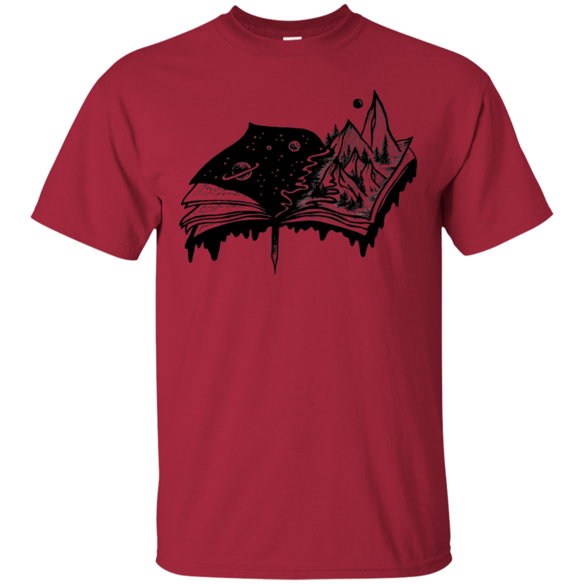 T-Shirts Cardinal / S Reading is Life T-Shirt