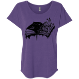 T-Shirts Purple Rush / X-Small Reading is Life Triblend Dolman Sleeve