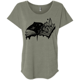 T-Shirts Venetian Grey / X-Small Reading is Life Triblend Dolman Sleeve