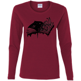 T-Shirts Cardinal / S Reading is Life Women's Long Sleeve T-Shirt