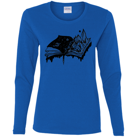 T-Shirts Royal / S Reading is Life Women's Long Sleeve T-Shirt