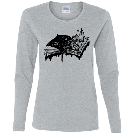 T-Shirts Sport Grey / S Reading is Life Women's Long Sleeve T-Shirt