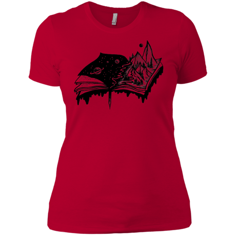 T-Shirts Red / X-Small Reading is Life Women's Premium T-Shirt