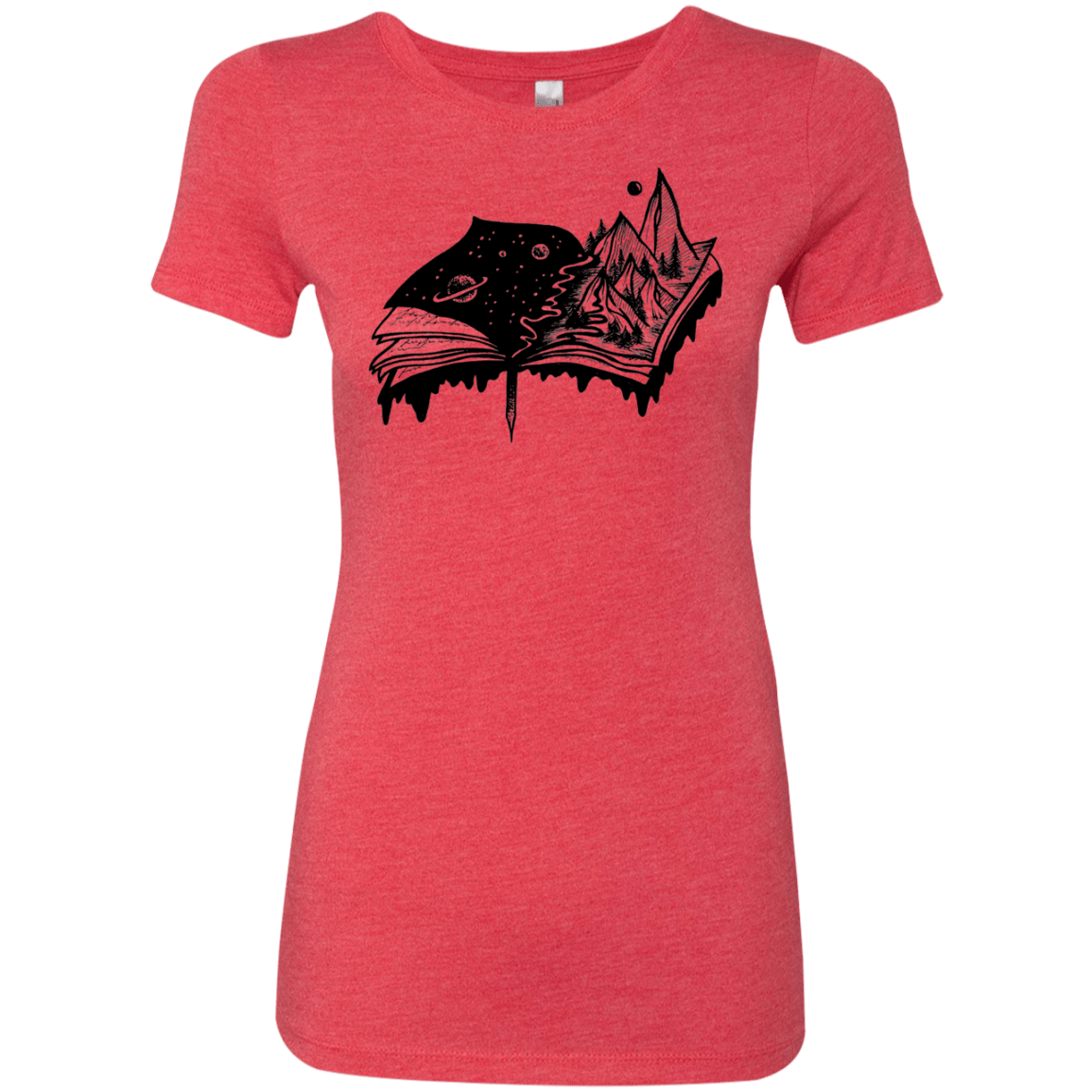 T-Shirts Vintage Red / S Reading is Life Women's Triblend T-Shirt