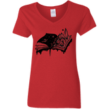 T-Shirts Red / S Reading is Life Women's V-Neck T-Shirt