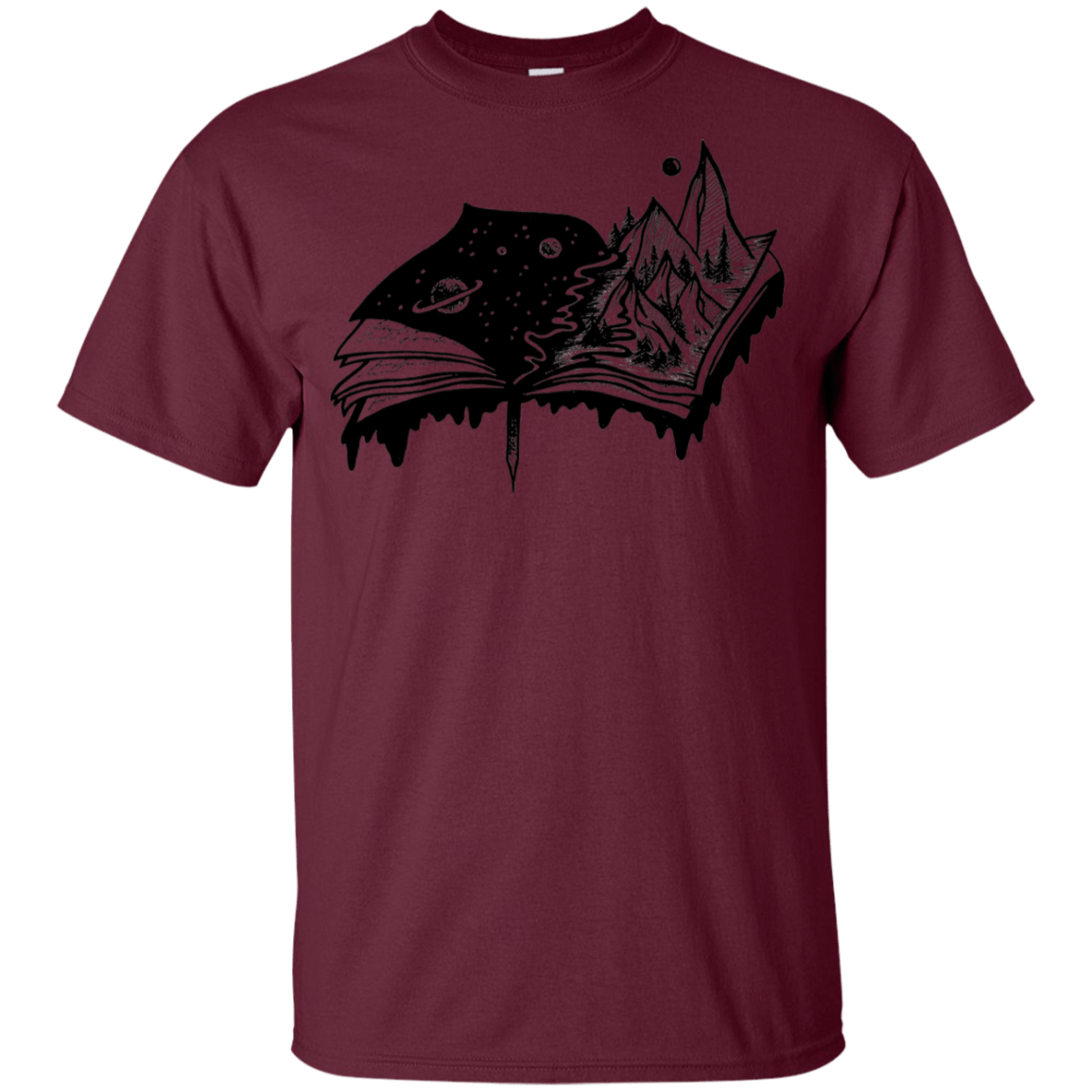 T-Shirts Maroon / YXS Reading is Life Youth T-Shirt