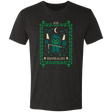 T-Shirts Vintage Black / S Reaper Alien Tarot Card Men's Triblend T-Shirt