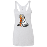 T-Shirts Heather White / X-Small Rebellon Hero Women's Triblend Racerback Tank