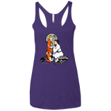 T-Shirts Purple / X-Small Rebellon Hero Women's Triblend Racerback Tank