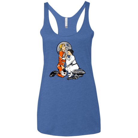 T-Shirts Vintage Royal / X-Small Rebellon Hero Women's Triblend Racerback Tank