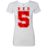 T-Shirts Heather White / Small Red 5 Women's Triblend T-Shirt