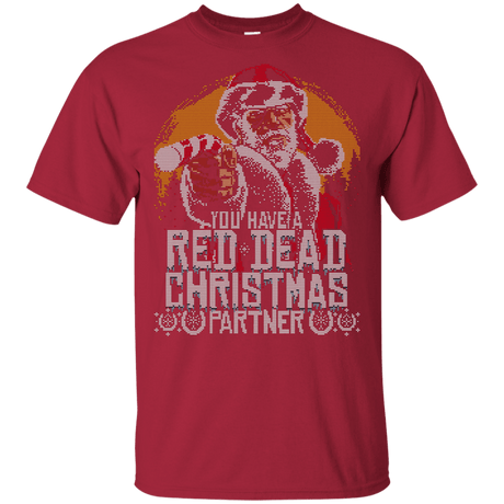 T-Shirts Cardinal / YXS RED DEAD CHRISTMAS Youth T-Shirt