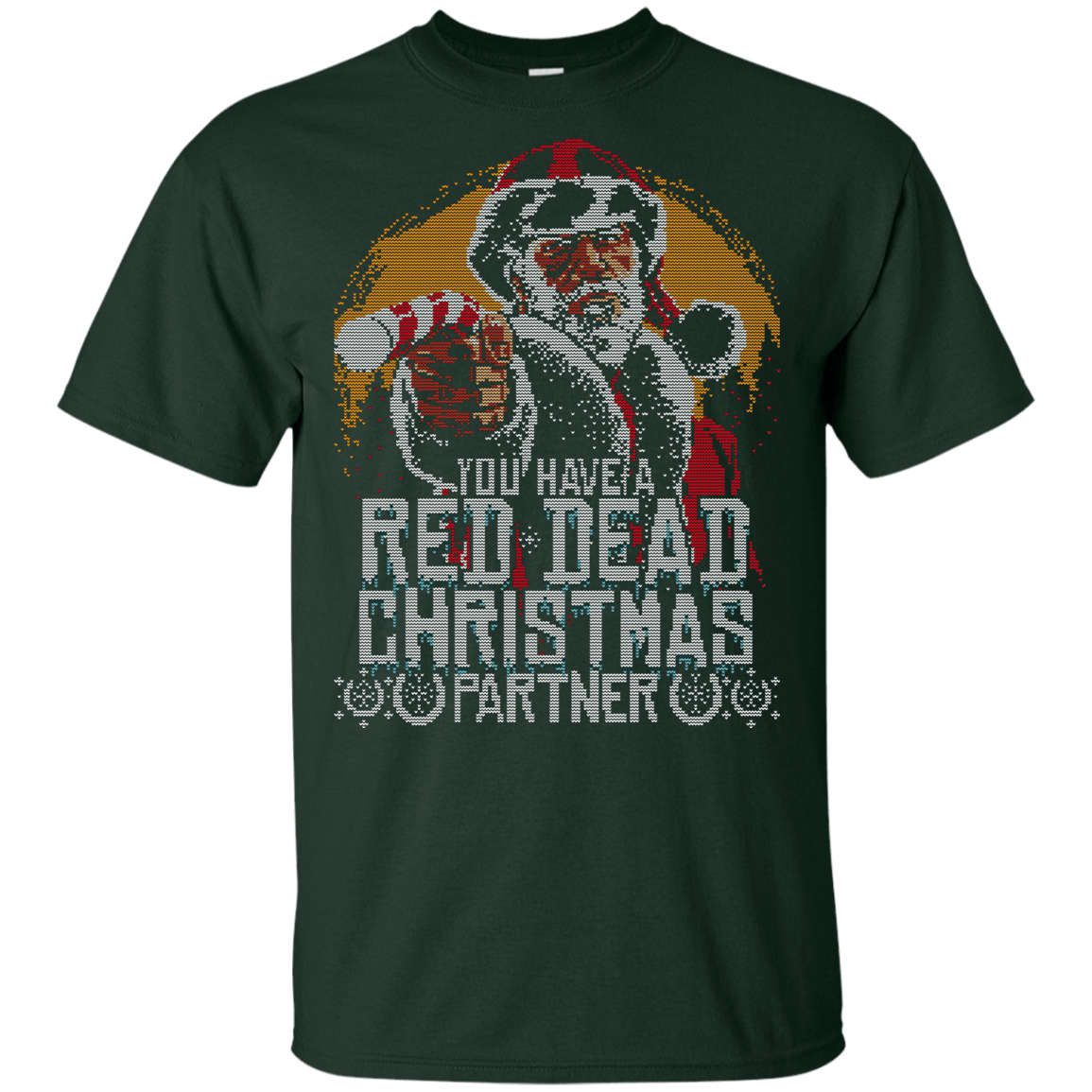 T-Shirts Forest / YXS RED DEAD CHRISTMAS Youth T-Shirt