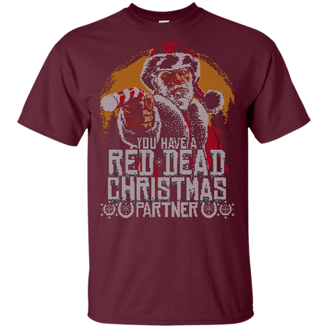 T-Shirts Maroon / YXS RED DEAD CHRISTMAS Youth T-Shirt