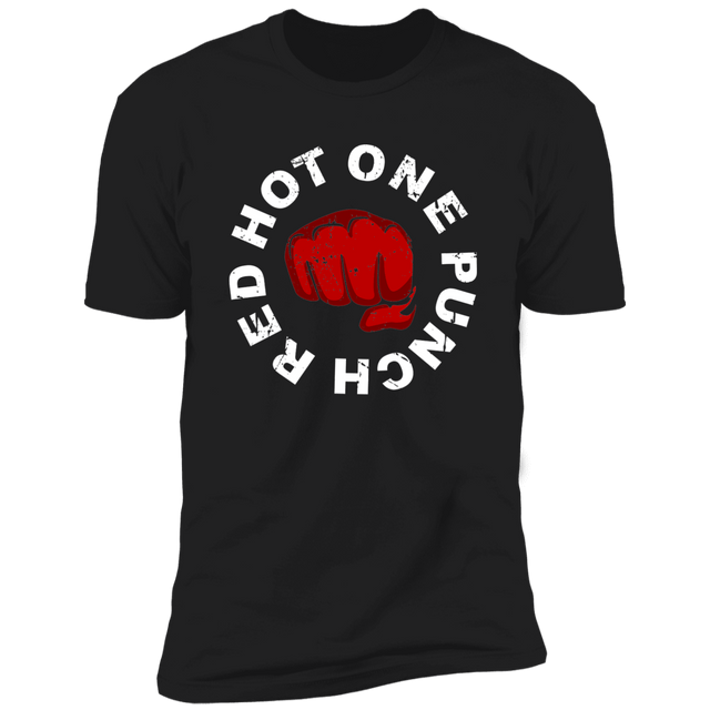 T-Shirts Black / X-Small RED HOT ONE PUNCH Men's Premium T-Shirt