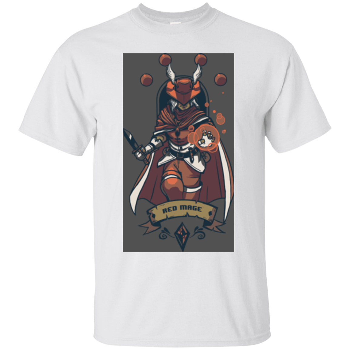 T-Shirts White / Small Red Mage T-Shirt