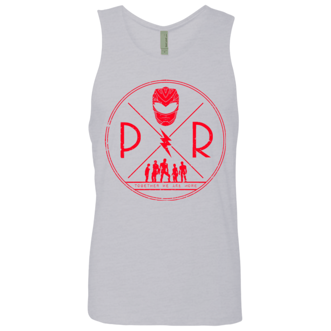 T-Shirts Heather Grey / Small Red Power Men's Premium Tank Top