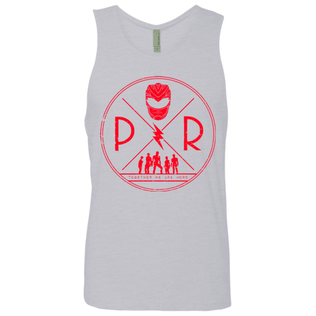 T-Shirts Heather Grey / Small Red Power Men's Premium Tank Top